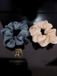 Radi handmade Сатенени скрънчита в бял крем и синьо сиво (684)