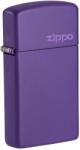Zippo Brichetă Zippo 1637ZL Slim Purple Matte Zippo Logo (1637ZL) Bricheta