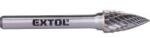 Extol keményfém turbómaró, rotormaró, hegyes orrú, 10x20mm, keresztfogazás (8703764)