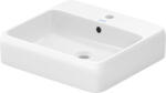 Duravit Qatego lavoar 50x47 cm dreptunghiular de blat alb luciu 2385500027 (2385500027)