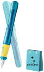 Pelikan Stilou Pelikano junior 669242, Penita A, grip economic, pentru dreptaci, Turcoaz (669242/TURCOAZ)