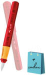 Pelikan Stilou Pelikano junior 669242, Penita A, grip economic, pentru dreptaci, Rosu (669242/ROSU)