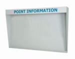 bott fali információs panel, 70 x 120 x 20 cm