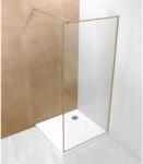 u-Design Goldy zuhanyfal aranyszínű kerettel, A-20P-3, 80x190 cm