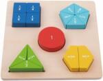 Tooky Toy Puzzle educativ din lemn Tooky Toy - numere 3D (111459) Puzzle