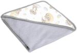 Kidizi Prosop bebe din bumbac cu gluga 90x90 cm Kidizi Koala Dreams, culoare gri, potrivit de la nastere pana la 2 ani (5949551912484)