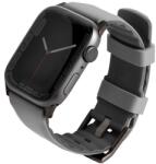 Uniq Linus Airosoft Apple Watch S1-7 Szilikon Szíj - 38/40/41 mm, Szürke (UNIQ-41MM-LINUSGRY)