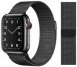 Apple Watch S1-6 Rozsdamentes Acél Szíj - 38/40 mm, Fekete