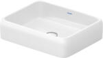 Duravit Qatego mosdótál 50x40 cm négyszögletes mosdótálak fehér fényes 2383500079 (2383500079)