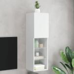 vidaXL fehér TV-szekrény LED-lámpákkal 30, 5 x 30 x 102 cm (837015)