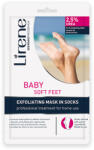 LIRENE Sosete Exfoliante Baby Soft Feet, 2.5% Uree, 1 pereche, Lirene