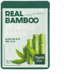 Farmstay Real Bamboo Essence Mask - Hidratáló Fátyolmaszk Bambuszkivonattal 1db/23ml