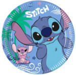 Disney Lilo és Stitch, A csillagkutya papírtányér, party tányér 8 DARABOS, 20 cm FSC Nr2
