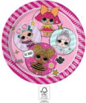 MGA Entertainment LOL Surprise Glitterati papírtányér 8 DARABOS, 23 cm FSC Nr1