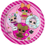 MGA Entertainment LOL Surprise papírtányér, party tányér 8 DARABOS, 23 cm FSC Nr1