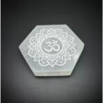 R. M. ékszer Szelenit hatszög lap om mandala 10cm (109305)