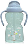 Lorelli Спортна бутилка с дръжки Lorelli - Animals, 325 ml, Mint Green (10200770004)