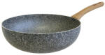 DOMO Wok Ecopan 28 cm, Numar straturi: 10, GRANIT, inductie