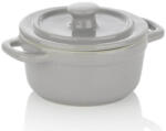 Kela Tava de servire si copt Malin ceramica gri deschis cu capac 9, 5cm 14, 0cm