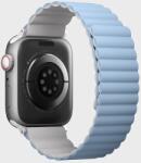Uniq Revix Apple Watch S1-6 Szilikon Szíj - 42/44/45 mm, Fehér/Kék (brak)