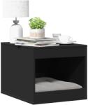 vidaXL fekete szerelt fa macskaalomdoboz 47 x 59 x 42 cm (857761)