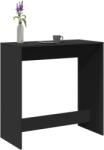 vidaXL fekete szerelt fa bárasztal 102 x 50 x 103, 5 cm (854428)