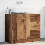 vidaXL antik fa színű szerelt fa mosdószekrény 63 x 30 x 54 cm (858323)