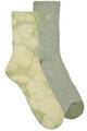 New Balance Zoknik TIE DYE MIDCALF SOCKS 2 PACK Keki L