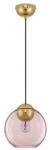 Nova Luce MIDORI függeszték, rózsaszín, E27 foglalattal, max. 1x12W, 9009243 (9009243)