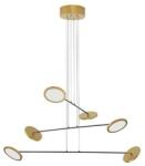 Nova Luce SCOPE függeszték, arany, 3000K melegfehér, beépített LED, 1x47W, 4306 lm, 9695255 (9695255)