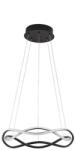Nova Luce JINAL függeszték, fekete, 3000K melegfehér, beépített LED, 1x27W, 1894 lm, 9348101 (9348101)