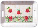 Ambiente Pointsettie műanyag tálca 33x47 cm