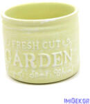  Pasztell henger kaspó Garden - Sárga