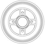 TRW Tambur frana TRW DB4575B (DB4575B)