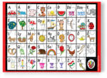Tulipán Csoport 35 db - os puzzle: Képes Magyar iskolai A B C