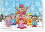 Tulipán Csoport 88 db - os puzzle: Hull a hó!