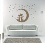 4 Decor Sticker Pisici sub Luna - beestick-deco - 42,00 RON