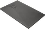 Deante Cadita de dus dreptunghiulara Deante Correo din granit antracit 90x70 cm (KQR_T71B) - sanoterm