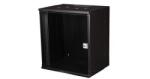 Equip Fali Rackszekrény - EWM-12-5440-B (19", 12U, 540x400mm, lapra szerelt, fekete) (EWM-12-5440-B) - firstshop