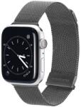 DUX DUCIS Milanese szíj mágneses rögzítésű rozsdamentes acél Apple Watch 38 / 40 / 41 mm szürke