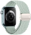 Forcell F-DESIGN FA02 nylon mágneses szíj APPLE Watch 42 / 44 / 45 / 49 mm olívazöld
