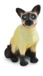 CollectA Figurina pictata manual Pisica Siameaza sezand (COL88331S) Figurina