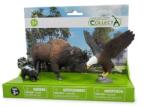 CollectA Set de 3 figurine pictate manual din America de Nord 84223 (COL84223UXP) - ookee Figurina