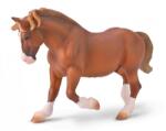 CollectA Figurina pictata manual Armasar Breton Draft Castaniu 80008 (COL80008XL) Figurina