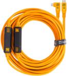 Tether Tools TetherPro USB-C Apa - USB-C Apa 90° 2.0 Adat és Töltő Kábel - 9.4 m, Narancssárga