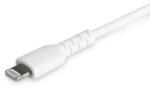 StarTech RUSBCLTMM1 mW USB Type-C Apa - Lightning Apa 2.0 Adat és Töltő Kábel - 1 m, Fehér