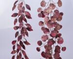  Ghirlanda artificiala, frunze, bordo, 150 cm (8720093085242)