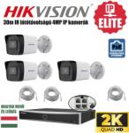  HIKVISION 3 Kamerás 4MP IP kamerarendszer POE 12MP rögzítővel szereld magad csomagban