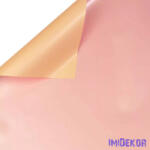  Fólia ív 58x58cm 20db/csomag - Metál rózsaszín-Krém