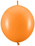 Partydeco Latex lufi, Linking, 28cm-es, 20db, Mandarin (LUFI235230)